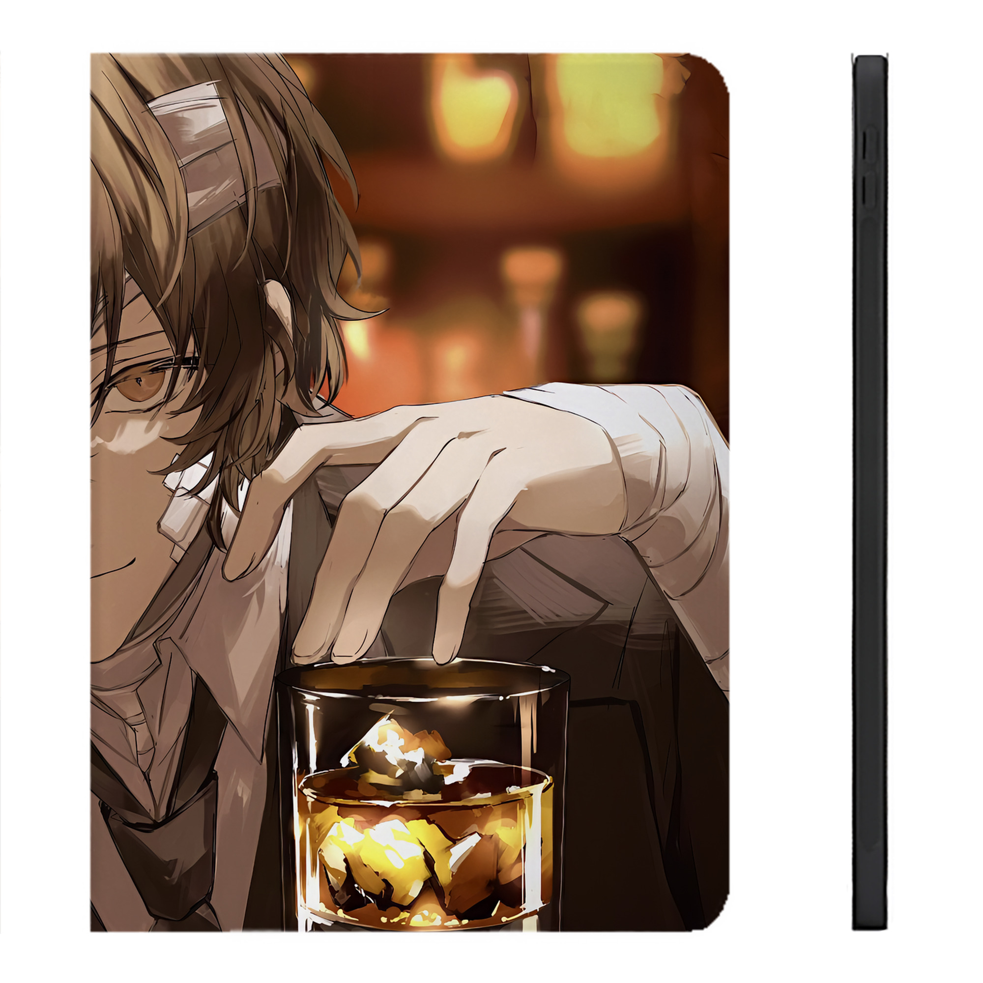 （画像用） 文豪ストレイドッグス Bungo Stray Dogs IPadケース ペンホルダー付き ブックスタイルデザイン
